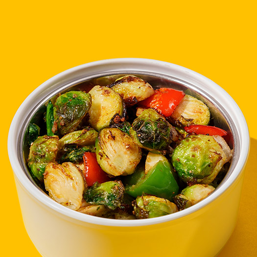 dry pot brussel sprouts